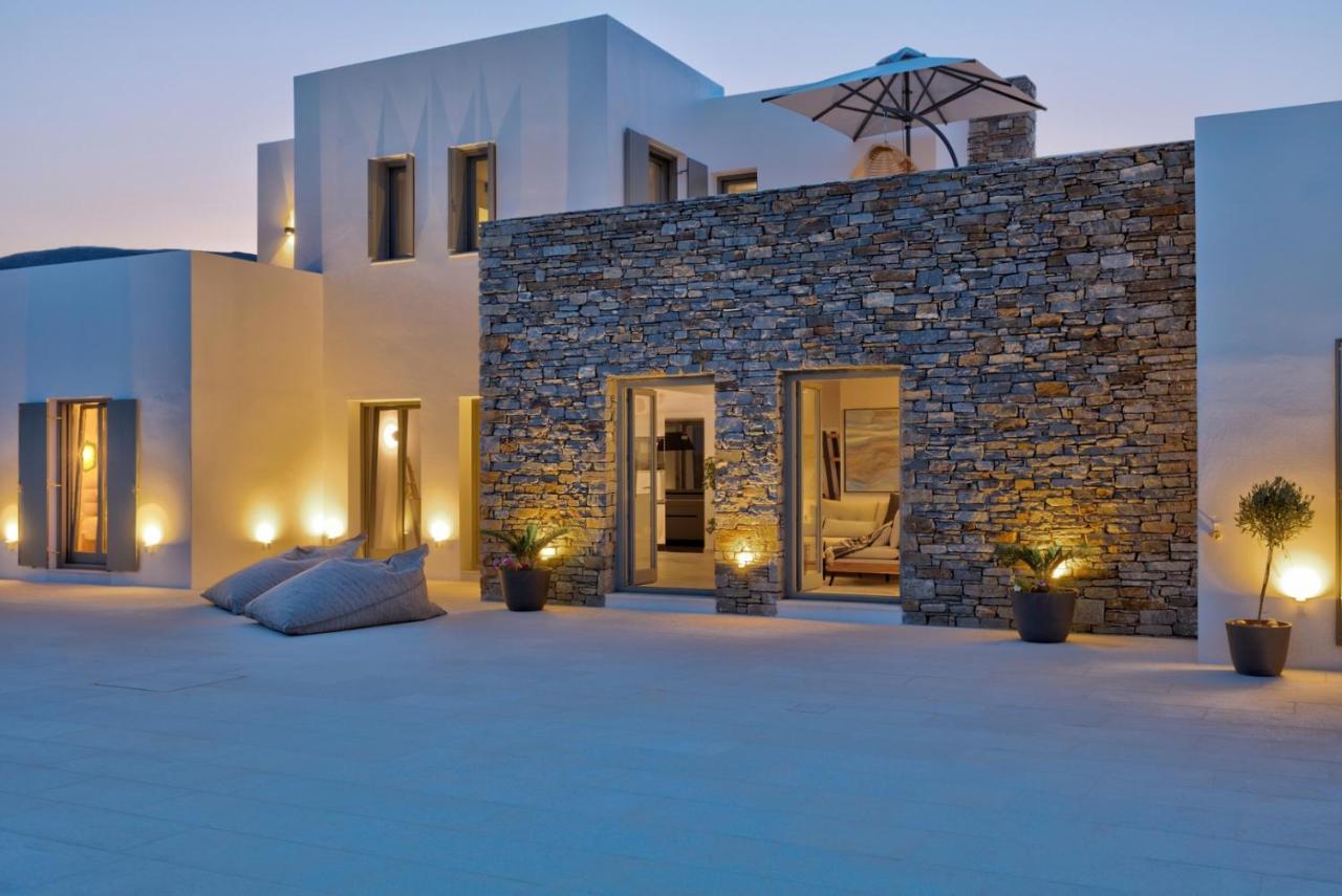 Golden Bay Luxury Villas And Suites Chrisi Akti  Luaran gambar