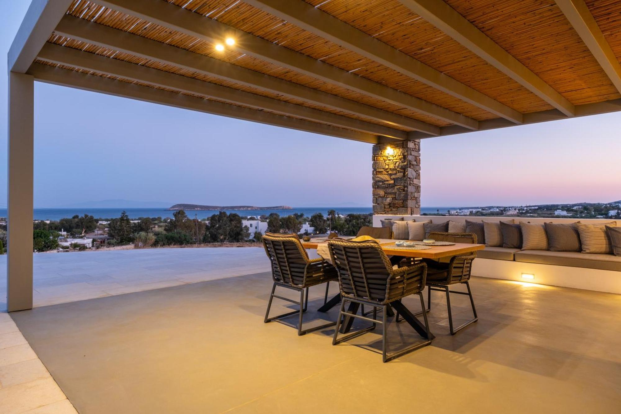 Golden Bay Luxury Villas And Suites Chrisi Akti  Luaran gambar