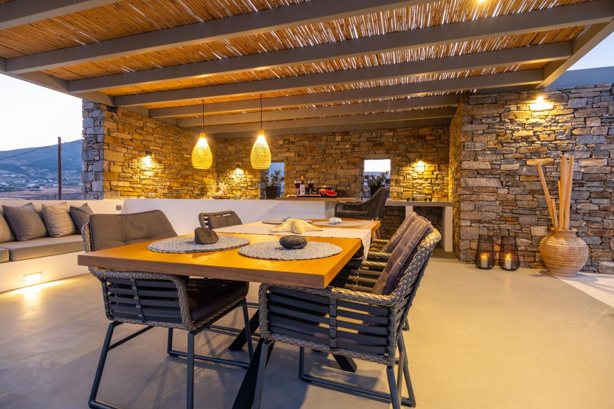 Golden Bay Luxury Villas And Suites Chrisi Akti  Luaran gambar