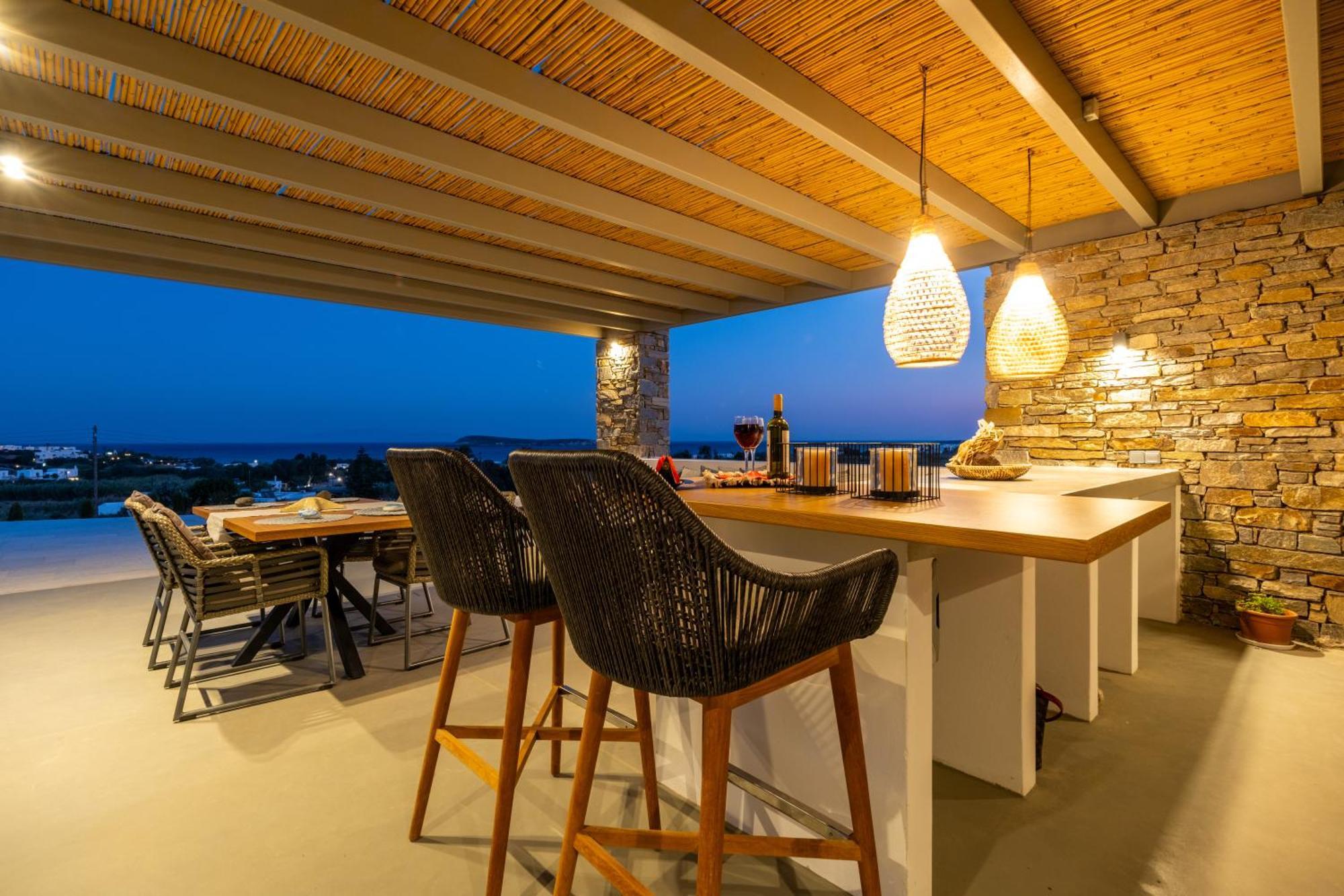 Golden Bay Luxury Villas And Suites Chrisi Akti  Luaran gambar