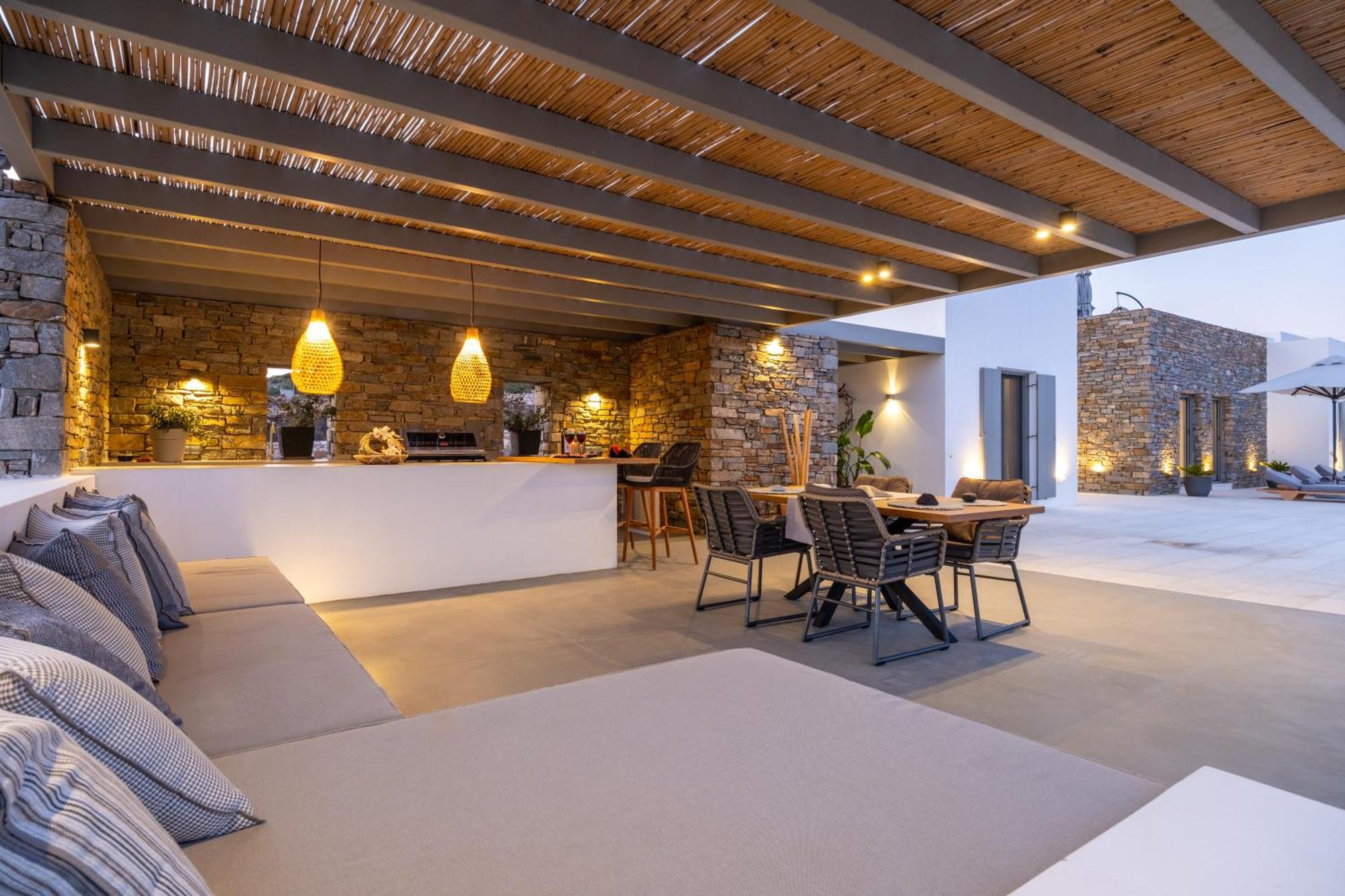 Golden Bay Luxury Villas And Suites Chrisi Akti  Luaran gambar