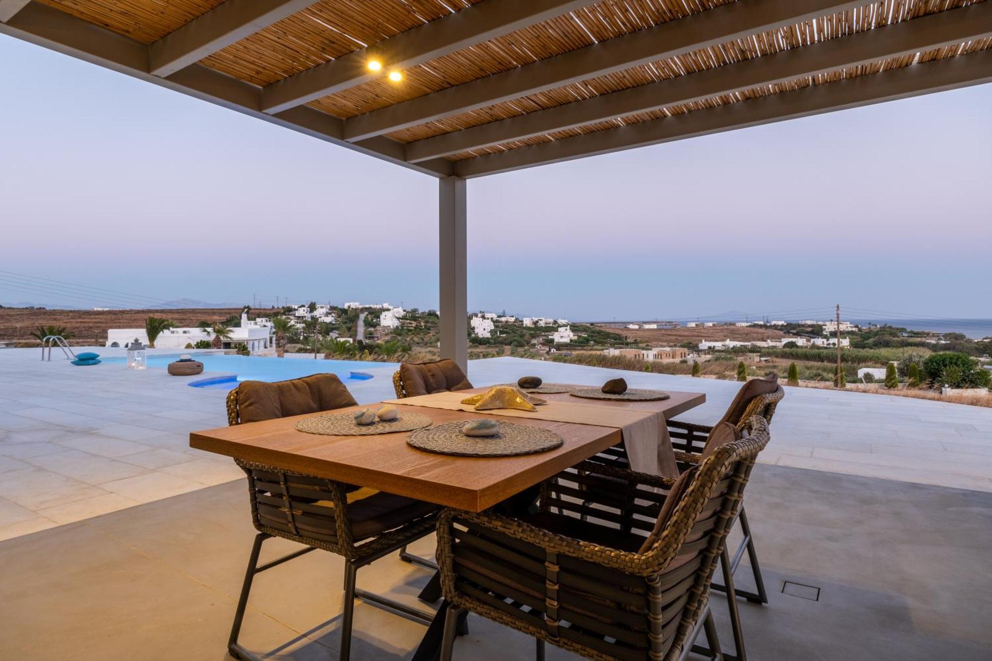 Golden Bay Luxury Villas And Suites Chrisi Akti  Luaran gambar