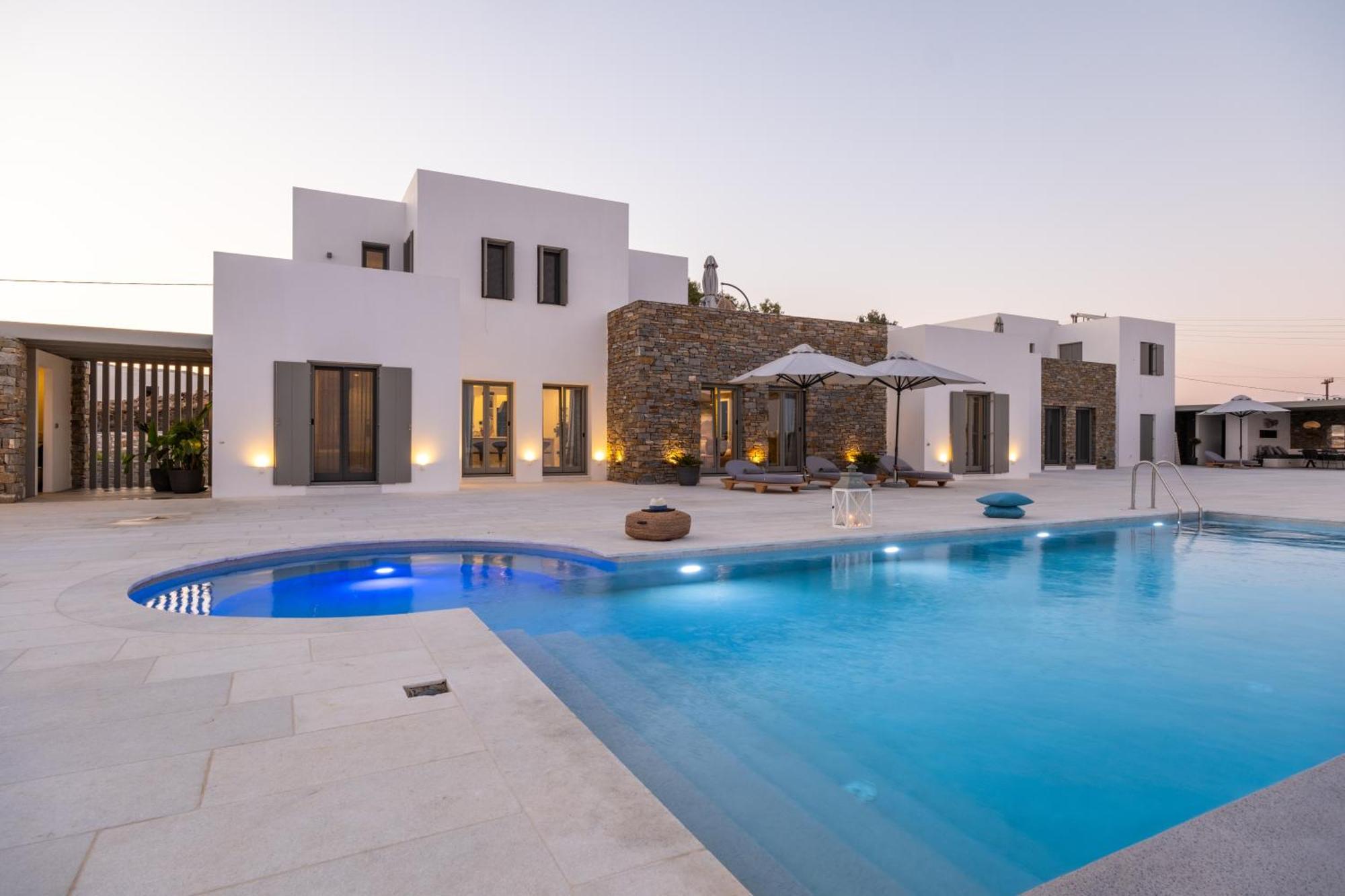 Golden Bay Luxury Villas And Suites Chrisi Akti  Luaran gambar
