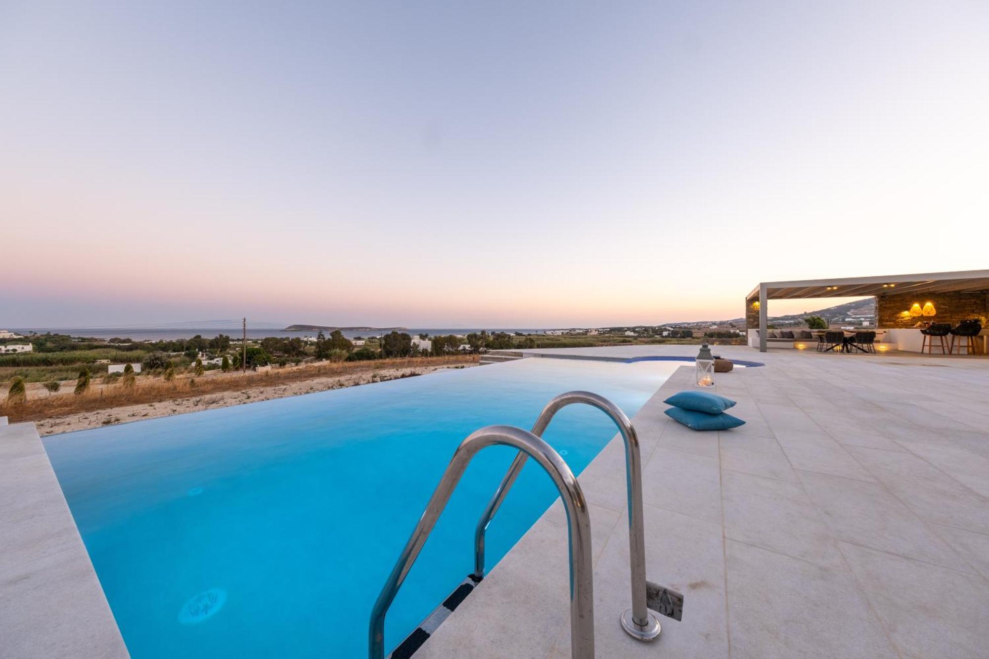 Golden Bay Luxury Villas And Suites Chrisi Akti  Luaran gambar