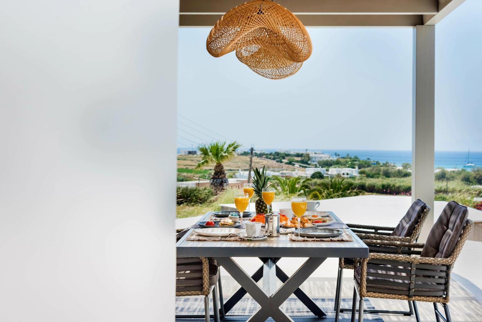 Golden Bay Luxury Villas And Suites Chrisi Akti  Luaran gambar