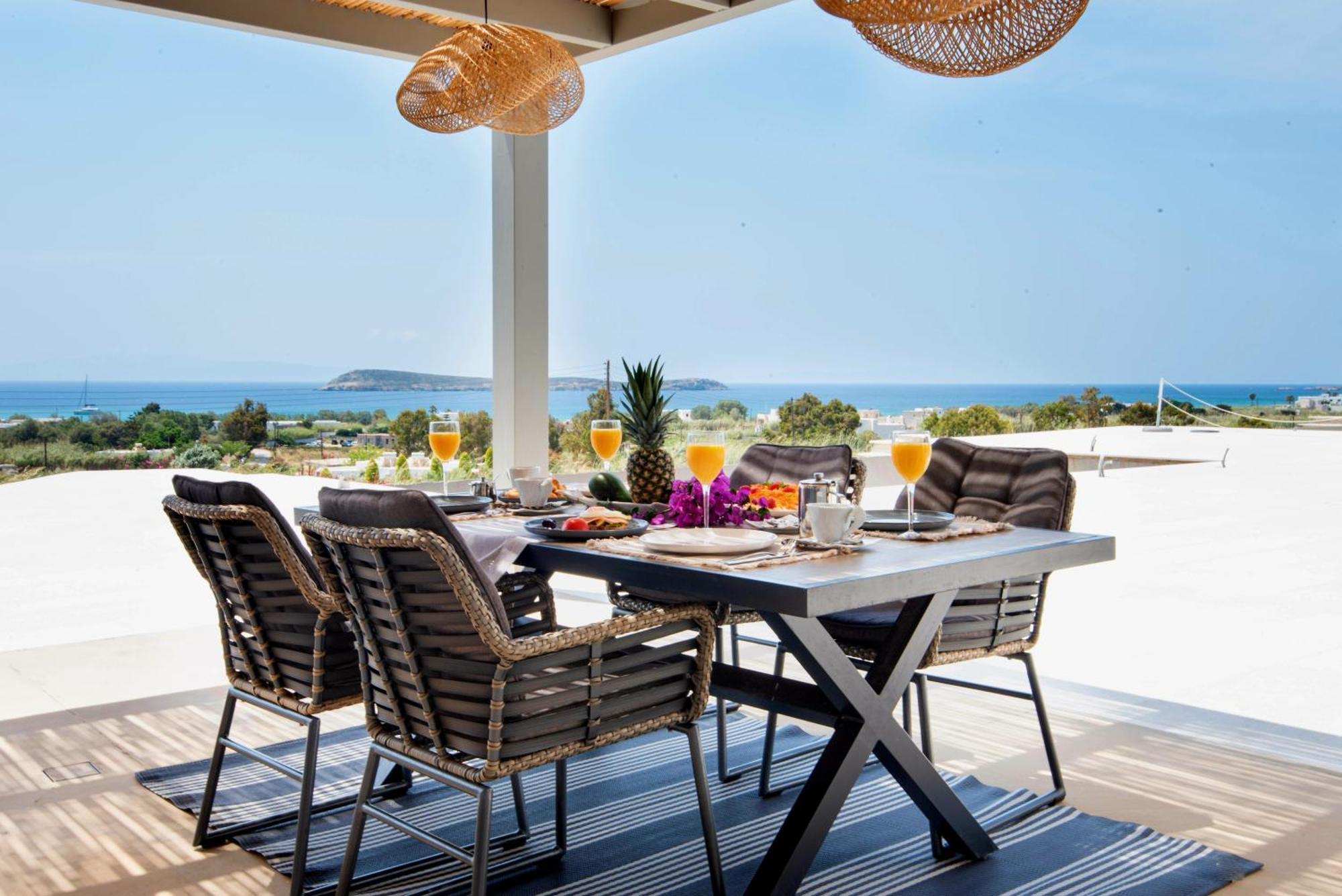 Golden Bay Luxury Villas And Suites Chrisi Akti  Luaran gambar