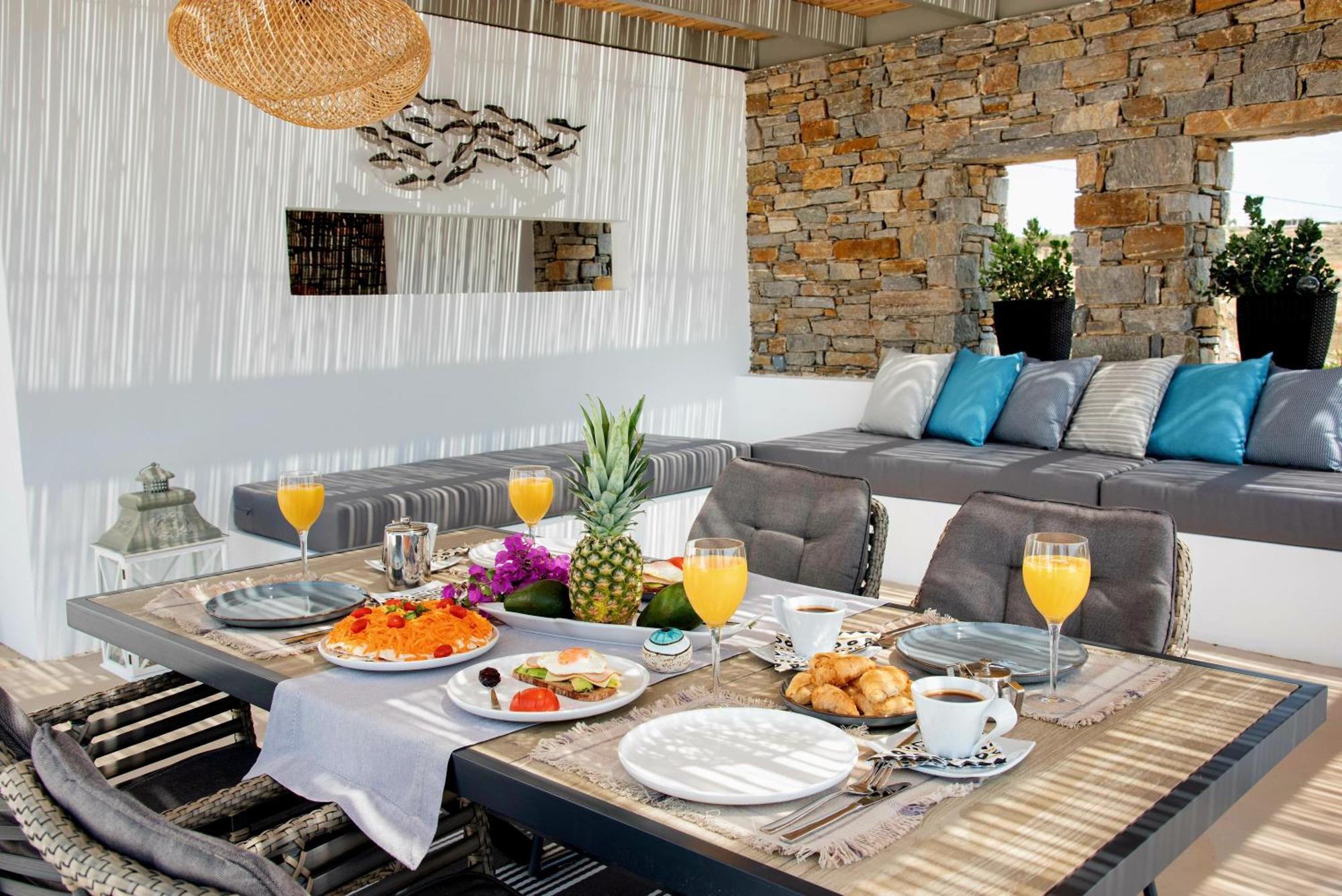 Golden Bay Luxury Villas And Suites Chrisi Akti  Luaran gambar
