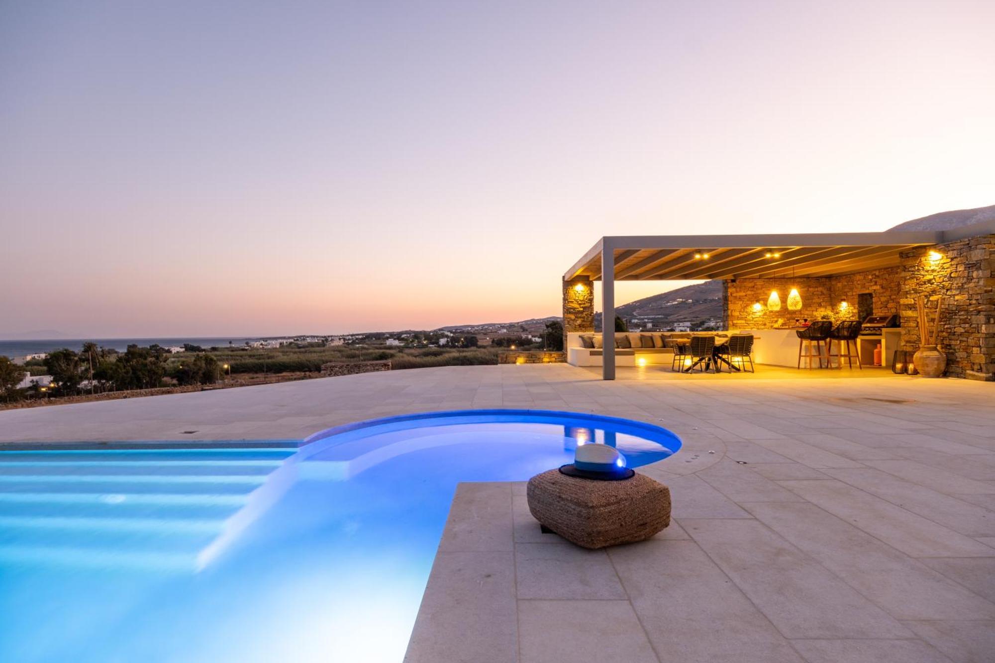 Golden Bay Luxury Villas And Suites Chrisi Akti  Luaran gambar