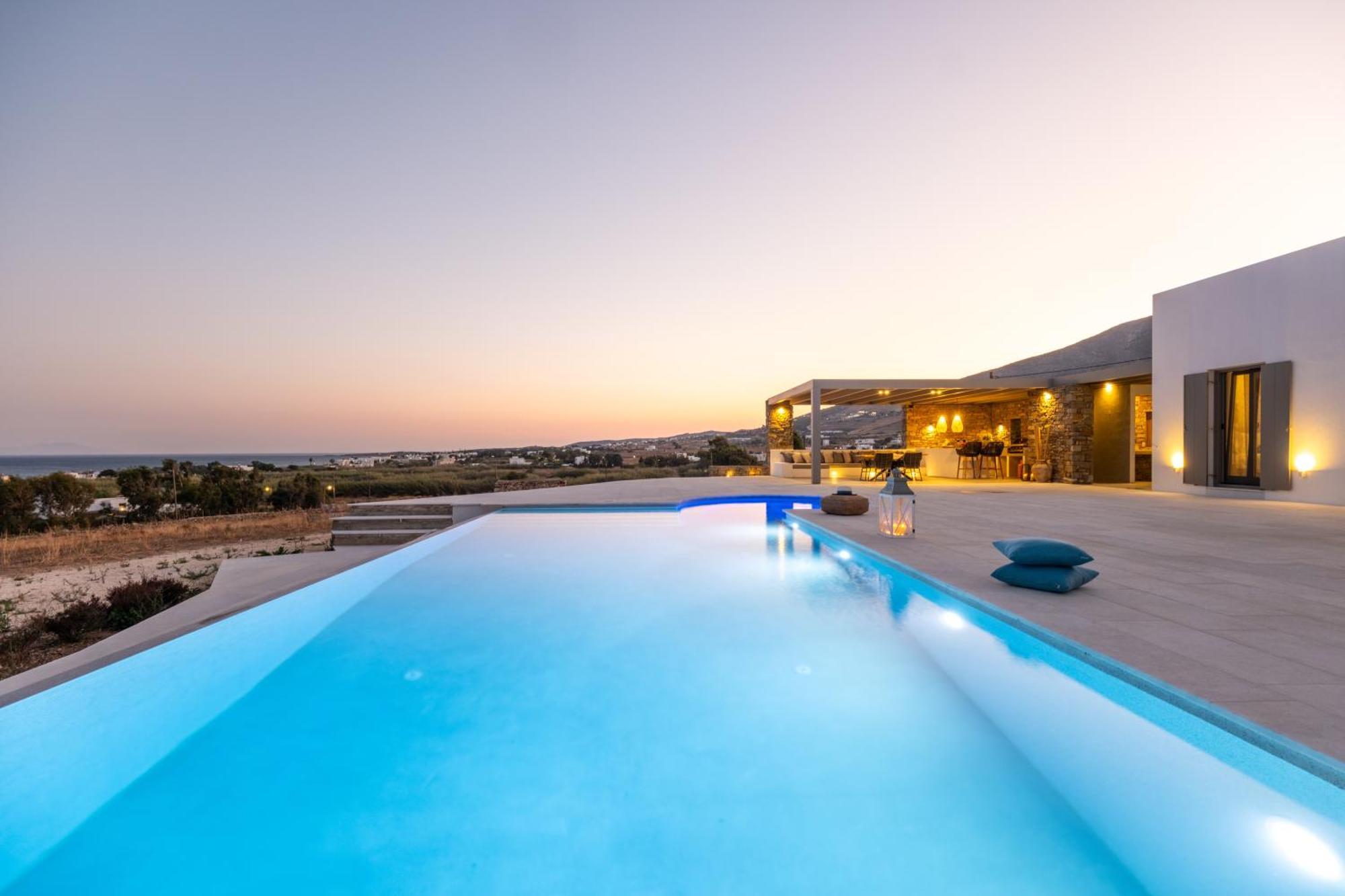 Golden Bay Luxury Villas And Suites Chrisi Akti  Luaran gambar