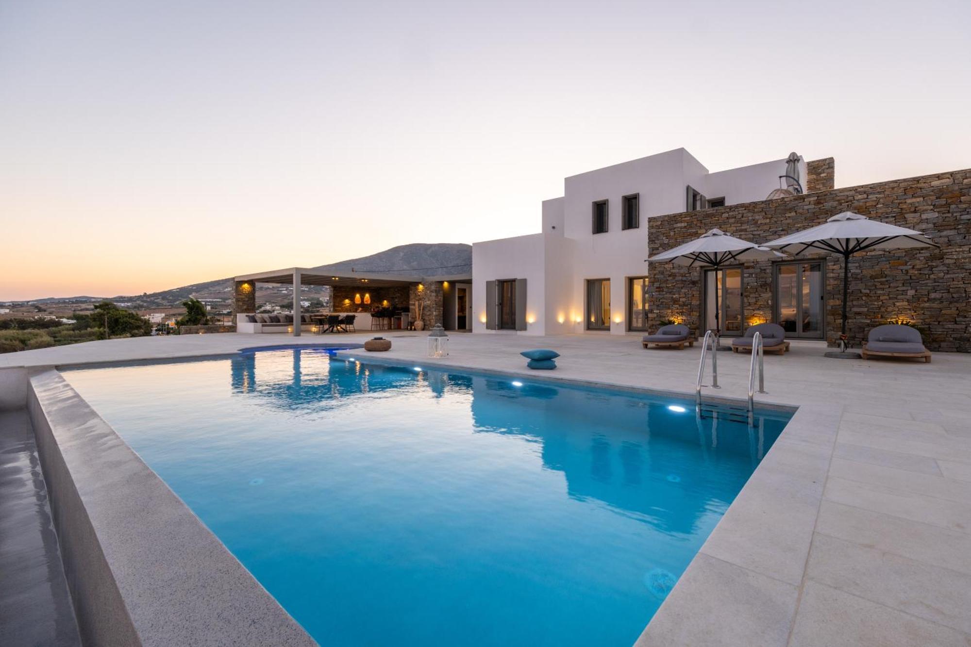 Golden Bay Luxury Villas And Suites Chrisi Akti  Luaran gambar