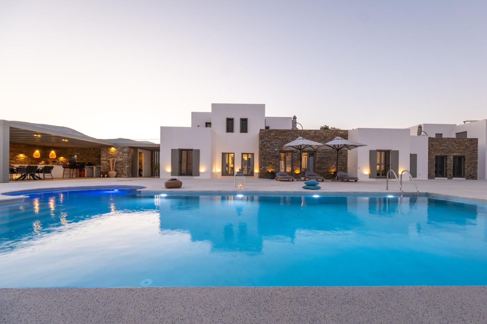 Golden Bay Luxury Villas And Suites Chrisi Akti  Luaran gambar