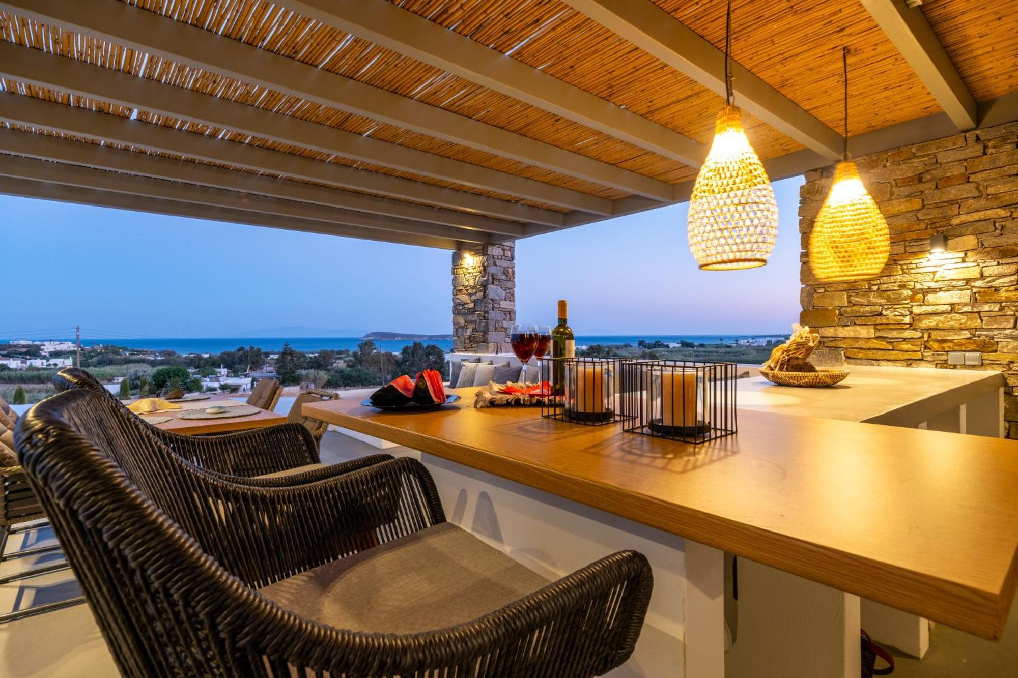 Golden Bay Luxury Villas And Suites Chrisi Akti  Luaran gambar