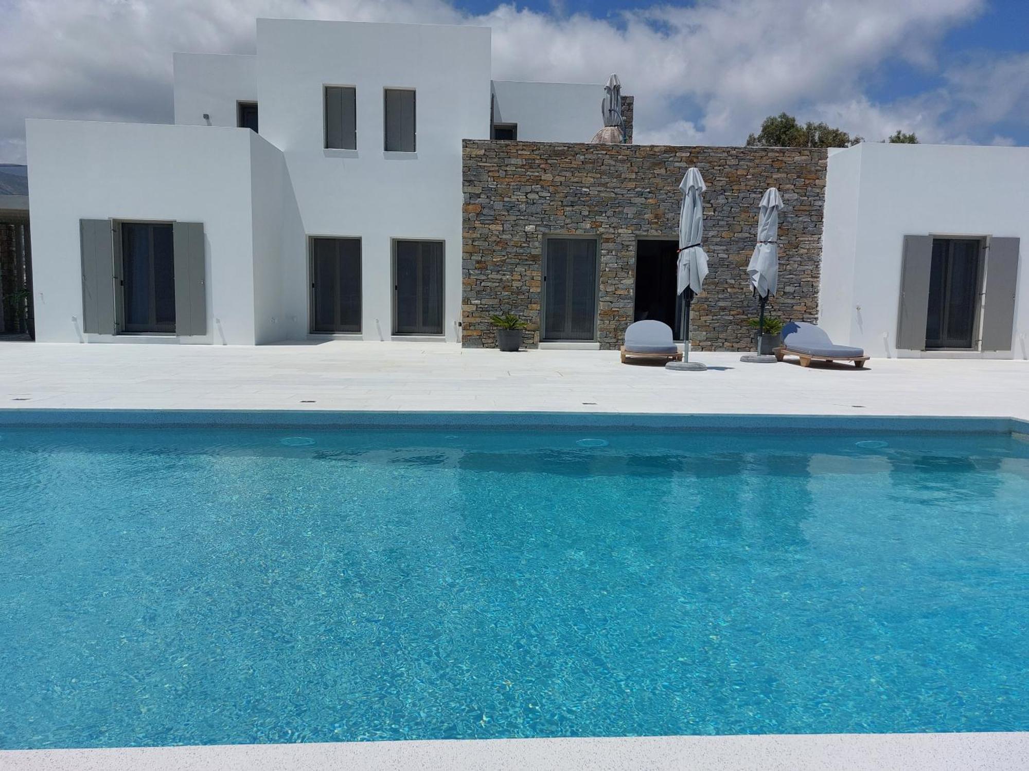 Golden Bay Luxury Villas And Suites Chrisi Akti  Luaran gambar