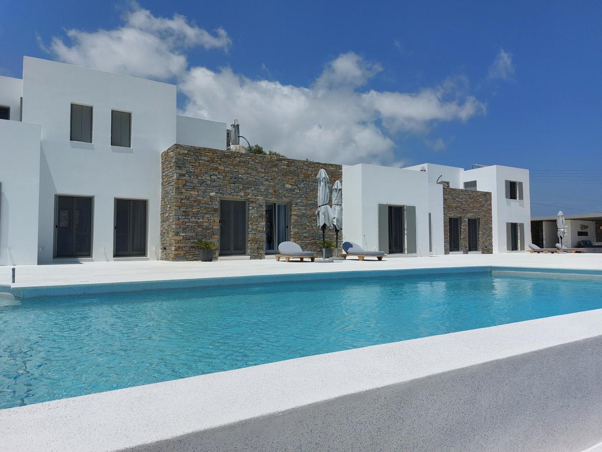 Golden Bay Luxury Villas And Suites Chrisi Akti  Luaran gambar