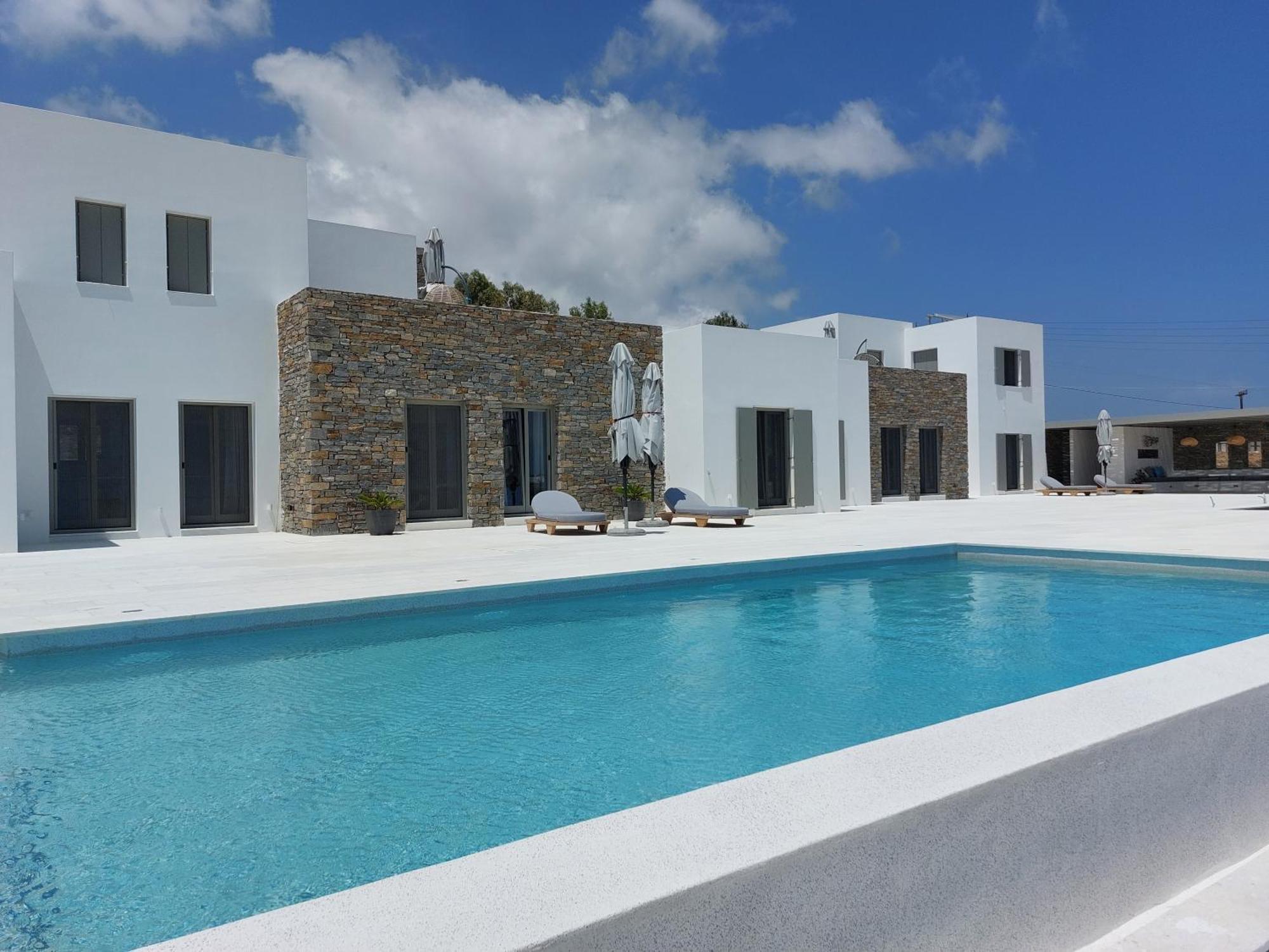 Golden Bay Luxury Villas And Suites Chrisi Akti  Luaran gambar