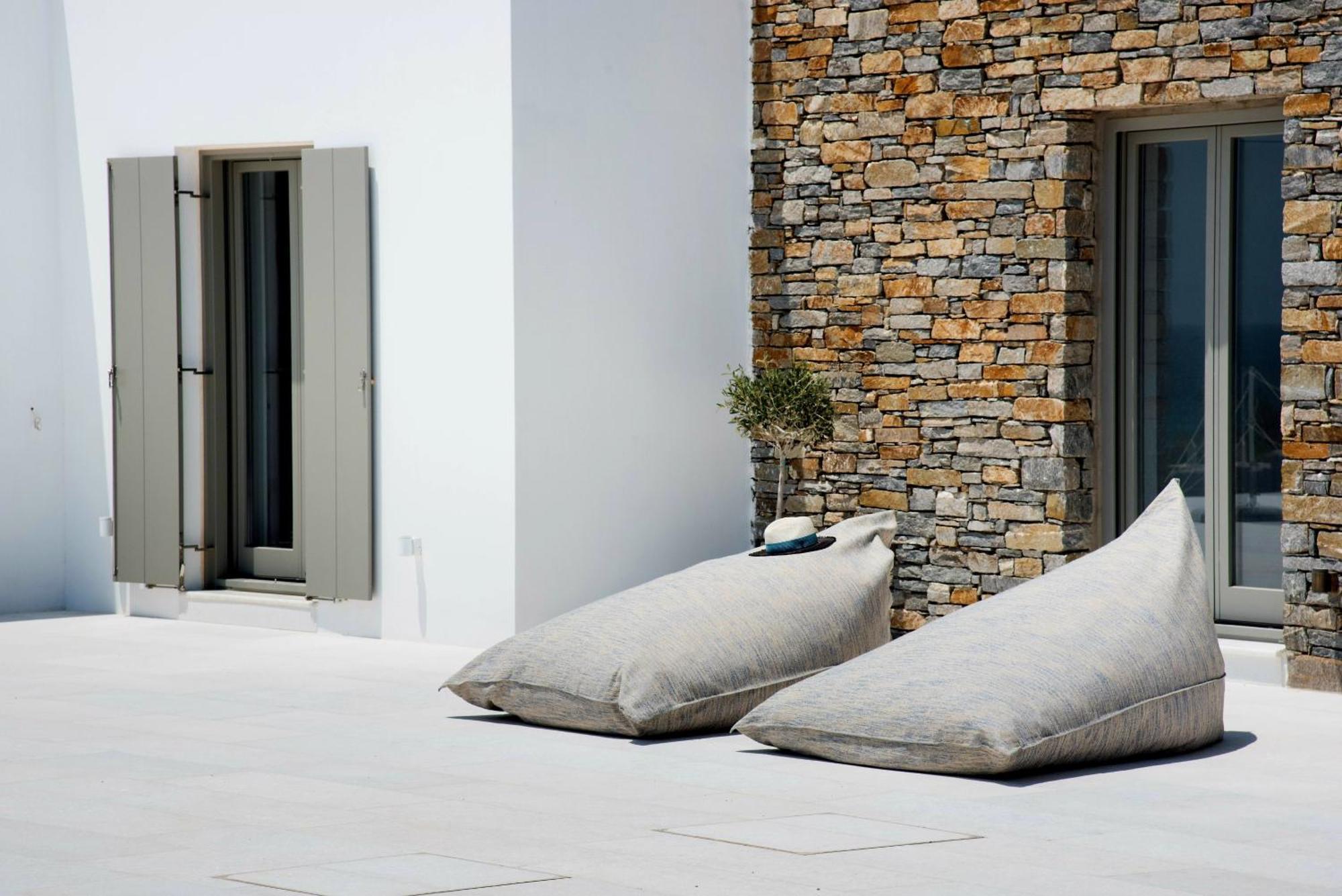 Golden Bay Luxury Villas And Suites Chrisi Akti  Luaran gambar