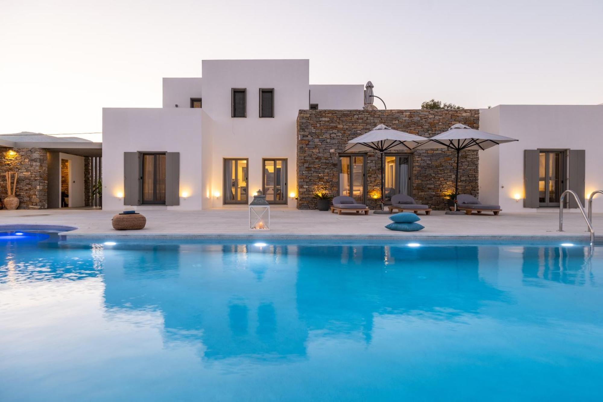 Golden Bay Luxury Villas And Suites Chrisi Akti  Luaran gambar